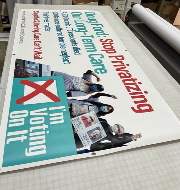 Custom Banner Health Toronto, Ontario, Ottawa, eSmart Prints