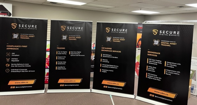 Roll up Banners Mississauga, Montreal, Ontario, eSmart Prints