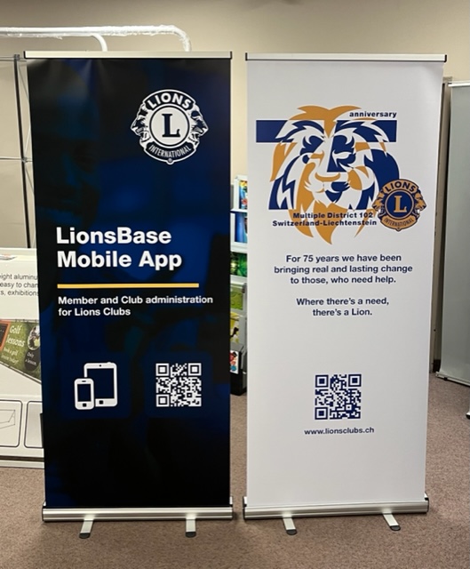 Banner for Stand Lions Club Delivered in Oakville, Ontario, eSmart Prints