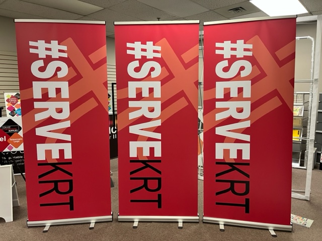 Retractable Banners for Servekrt in Toronto, Ontario, eSmart Prints
