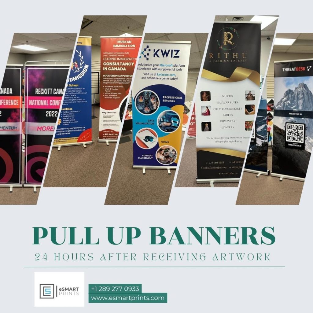 Roll Up Banners Montreal Toronto