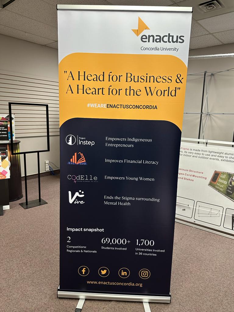 Roll Up Banner for Enactus
